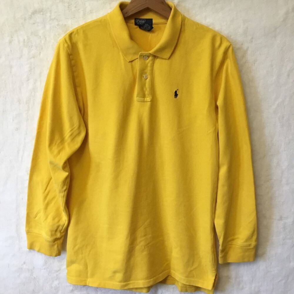 Polo by Ralph Lauren Yellow Long-Sleeve Polo Shirt - Picture 2 of 11
